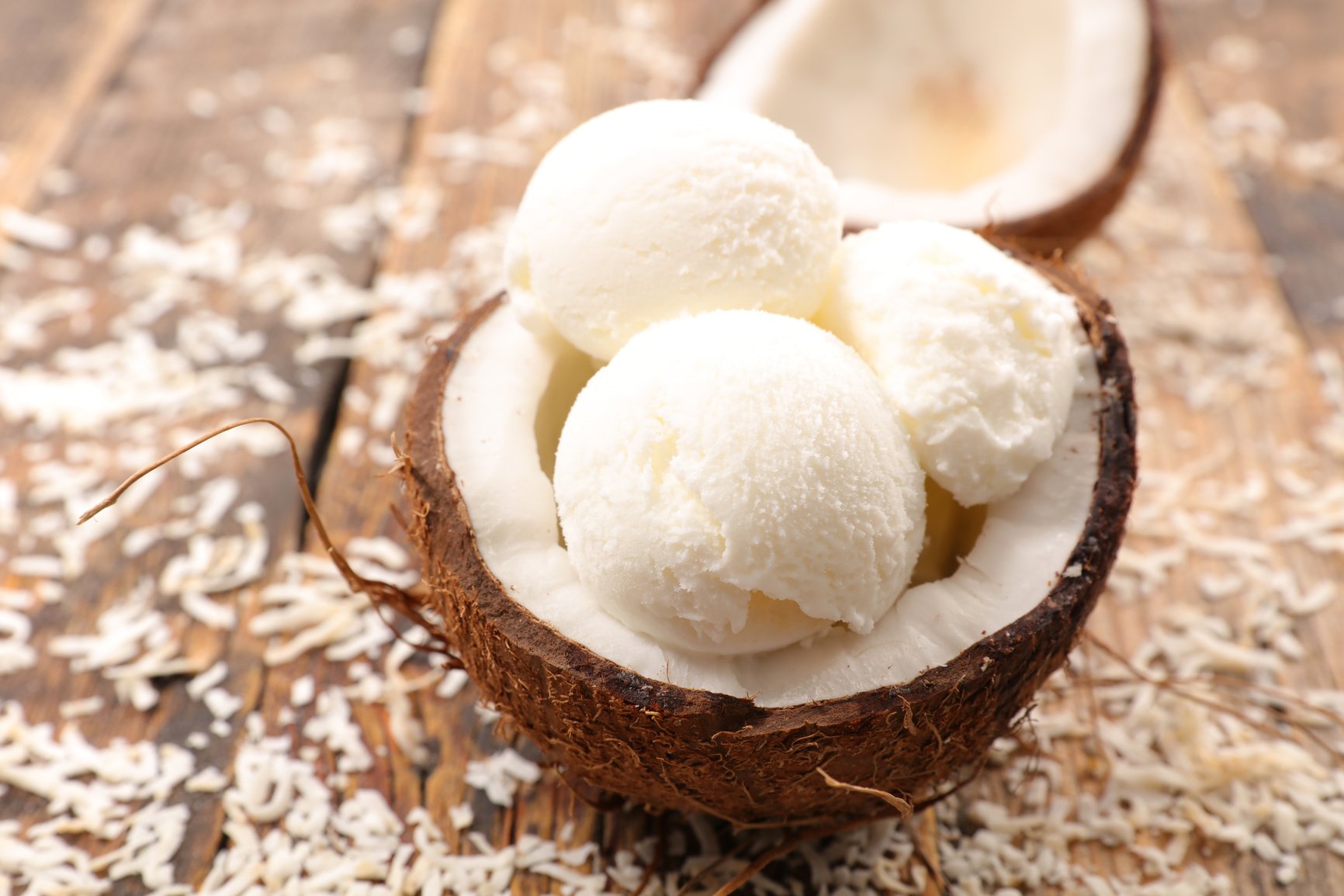 coconut ice cream