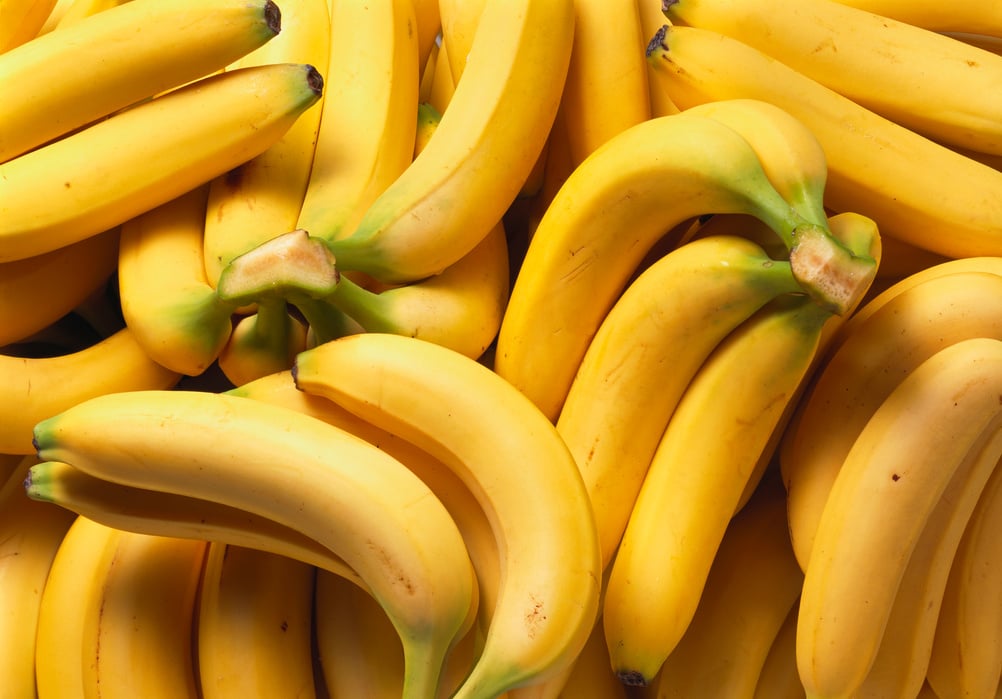 Pile of Bananas in Close Up